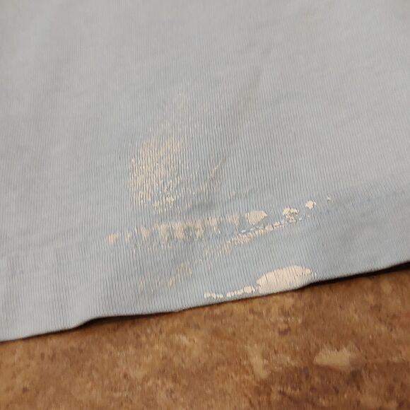 Tommy Bahama Graphic T-Shirt 7 Wonders Of The World Blue Men's XL Short Sleeves - Picture 8 of 8